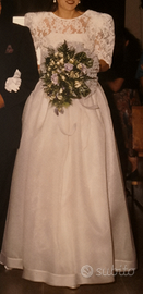 Abito da Sposa TG. 40 completo di scarpe 37,5