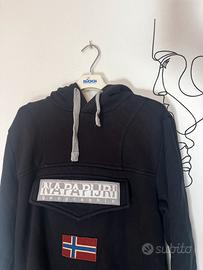 Felpa Napapijri Burgee Nera - Taglia XXS -