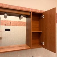 Armadietto bagno con specchio, specchiera, mobile