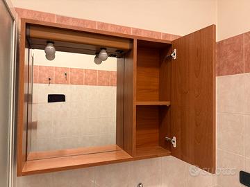 Armadietto bagno con specchio, specchiera, mobile