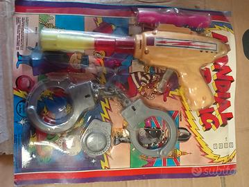 set pistola giocattolo nuovo vintage 