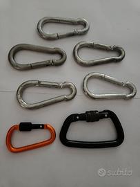 N.7 Moschettoni 10x 100 kg 180.