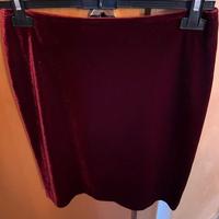 Gonna velluto rossa - Giorgio Kauten M - 44
