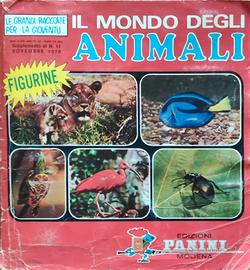 Raccolta figurine " Il mondo degli animali" 1970