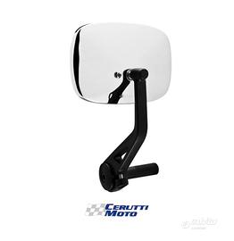 Specchio far bar end dx o sx square cromato