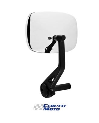 Specchio far bar end dx o sx square cromato