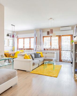 Luminoso trilocale nella verde Cecchignola