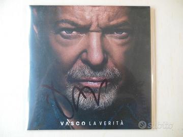 Vasco rossi la verita' vinile 45 con autografo