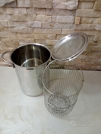 pentola con cestello per asparagi