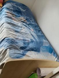 Letto Singolo + Materasso + Set Letto OMAGGIO