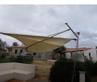 ombrellone danneggiato