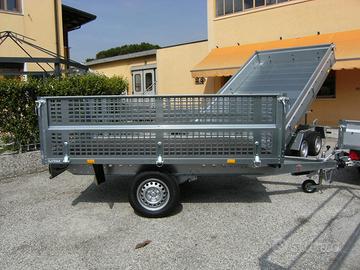 Carrello con sponde a rete 70 cm MonoAsse o Biasse