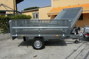 Carrello con sponde a rete 70 cm MonoAsse o Biasse