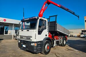 IVECO EUROCARGO 180E28 GRU E RIBALTABILE-2002