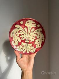 10 piatti Cecconi Orvieto vintage dipinti a mano