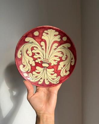 10 piatti Cecconi Orvieto vintage dipinti a mano