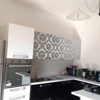 Cucina Moderna Bianco/Nero Lucido