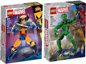 LEGO 76284 Green Goblin 76257 Wolverine Marvel