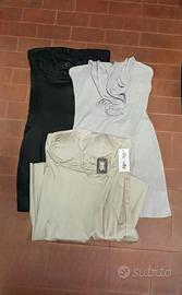  LOTTO 🔥3 Abiti Eleganti Vintage Y2K Nuovi 