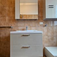 Mobile bagno + specchiera contenitore + pensile