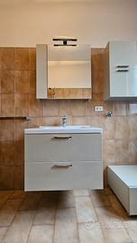 Mobile bagno + specchiera contenitore + pensile