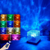 crystal lamp lampada di  cristallo ricaricabile