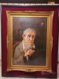 Tullio Grassi - Pensier  – Olio su tela 50x70 arte