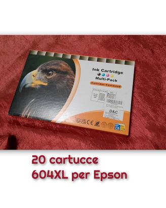 20 cartucce compatibili 604XL per Epson