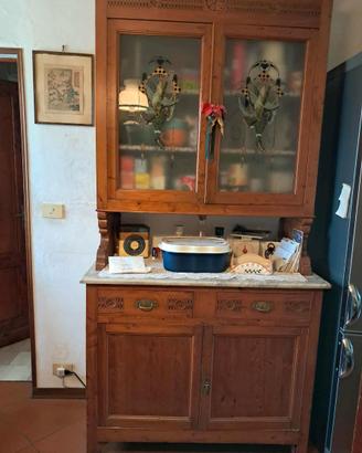 Bella credenza/vetrina Liberty-Déco (originale)