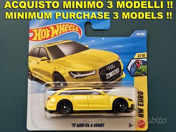 Hot Wheels '17 Audi RS 6 Avant gialla