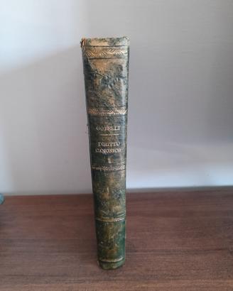 libro antico " diritto canonico "