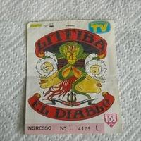 Ticket LITFIBA EL DIABLO italian tour 1991