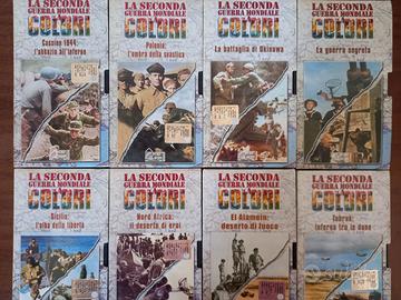 8 VHS "LA SECONDA GUERRA MONDIALE A COLORI"