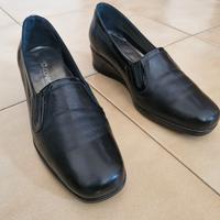 Mocassino donna pelle nera