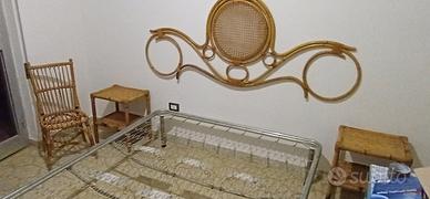 Arredo in midollino x camera da letto matrimoniale