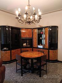 soggiorno anni 80 completo di 6 sedie