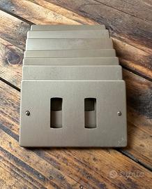 Lotto 17 Placche AVE Grattacielo Bronzo - Vintage