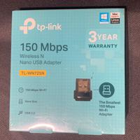 Adattatore Wi-Fi USB TP-Link 150 Mbps Nano