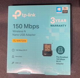 Adattatore Wi-Fi USB TP-Link 150 Mbps Nano