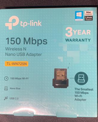 Adattatore Wi-Fi USB TP-Link 150 Mbps Nano