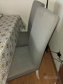 5 SEDIE PIÙ  COPRISEDIE!!!!