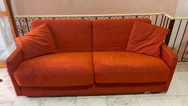 Divano letto Arancione