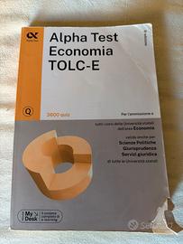 Libri alpha test economia tolc E