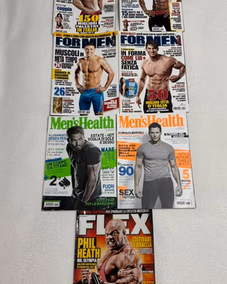 Lotto Riviste MEN'S HEALTH / FOR MEN / FLEX RARE