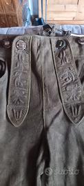 lederhosen pantaloni tirolesi pelle TG.36/38