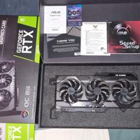 RTX 3070 tri-ventola da 8 gb OC della Tuf gaming