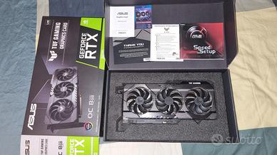 RTX 3070 tri-ventola da 8 gb OC della Tuf gaming
