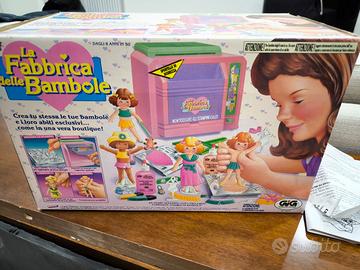 Fabbrica bambole gioco vintage