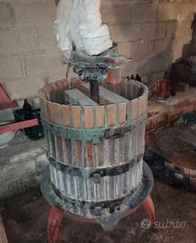 torchio per uva manuale 