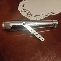 Marmitta cromata  silenziatore per moto